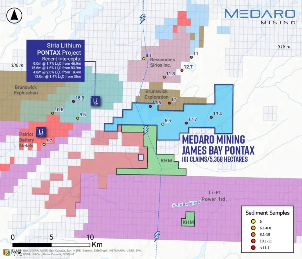<strong>Medaro Mining Enters Into Agreement to Acquire James Bay Pontax Lithium Project</strong>