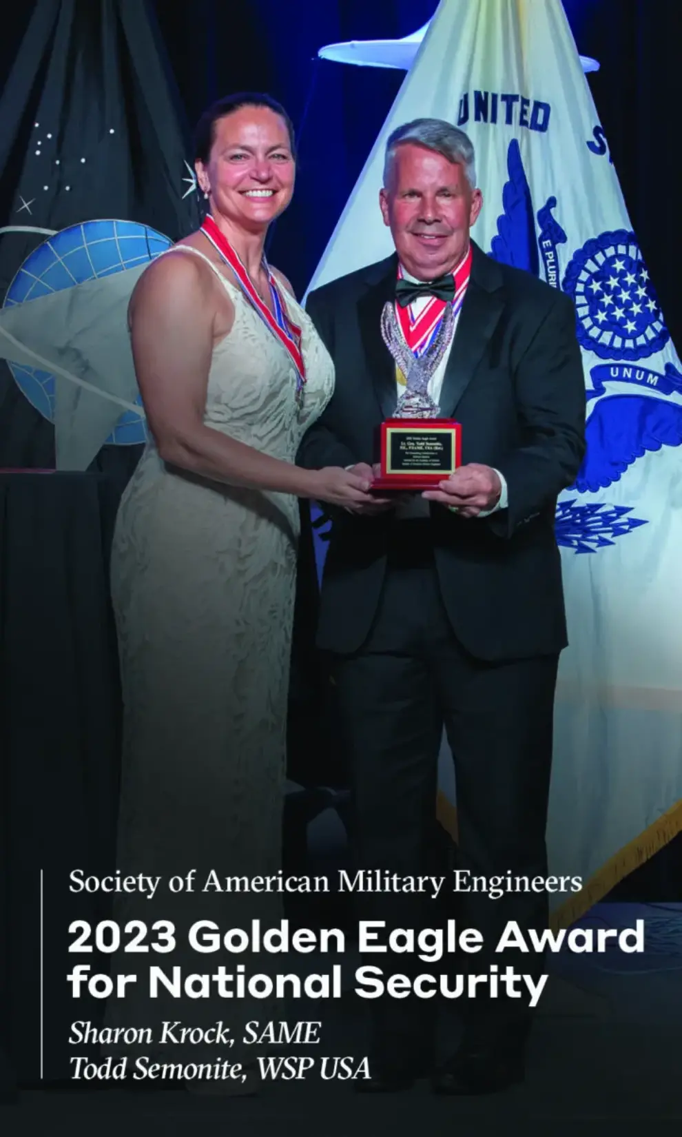 <strong>WSP USA’s Todd Semonite Honored for National Security Leadership</strong>