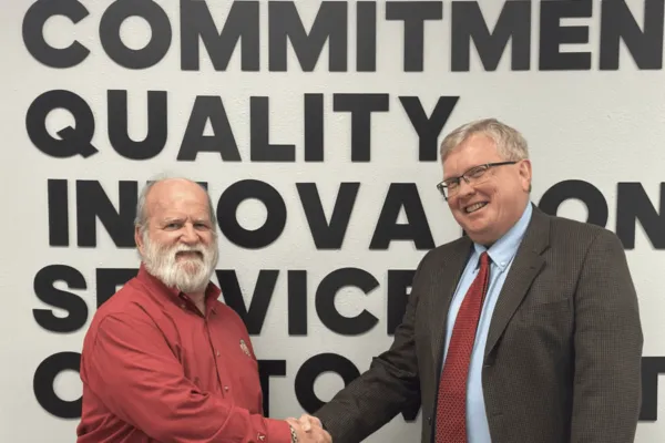 L-R: Kevin Dolan (Outgoing VP & CFO), Doy Dugan (Incoming VP & CFO) | DSC Dredge Charts New Course with Succession Plan for VP and Chief Financial Officer Role: Doy Dugan to Succeed Retiring Kevin Dolan