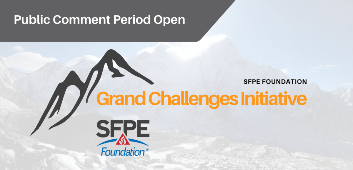 SFPE Foundation Solicits Public Comment on Four White Papers Published Through its Grand Challenges Initiative 