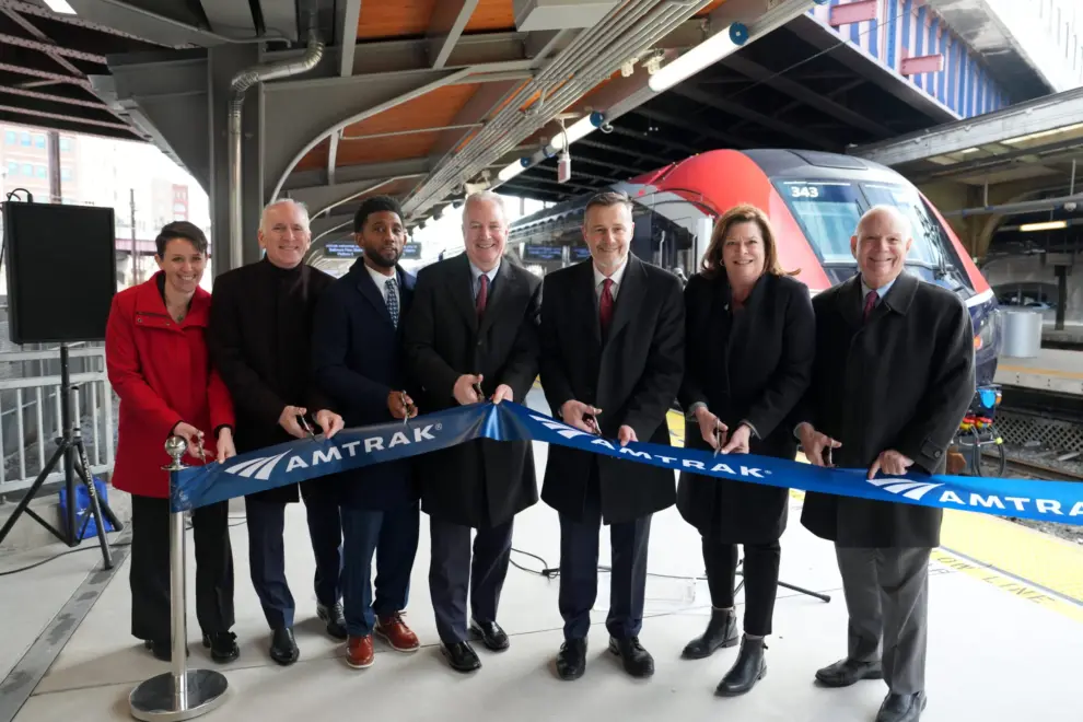 Amtrak Celebrates Completion of New Baltimore Platform Construction