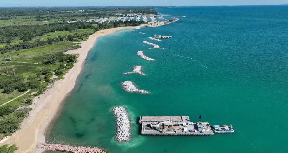 Illinois Beach State Park Shoreline Stabilization Project First Freshwater Project to Achieve WEDG® (Waterfront Edge Design Guidelines) Verification