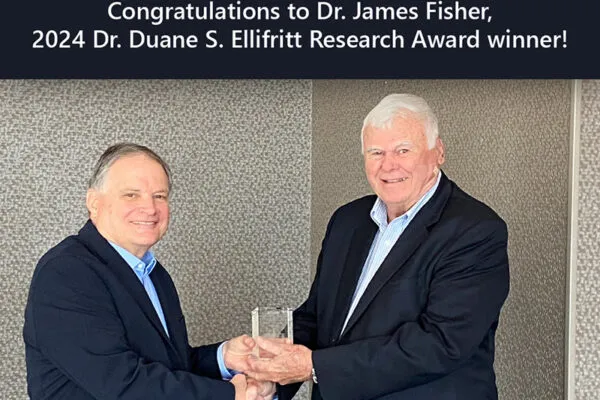 Dr. James M. Fisher is MBMA’s 2024 Ellifritt Award Winner