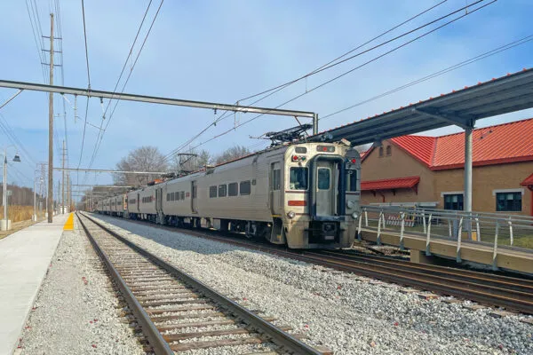 Double Tracking of South Shore Line Celebrates Completion