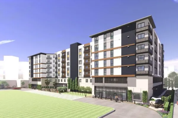The Alcove rendering – credit R.D. Olson Construction | R.D. OLSON CONSTRUCTION BREAKS GROUND ON WARNER CENTER AFFORDABLE HOUSING IN WOODLAND HILLS