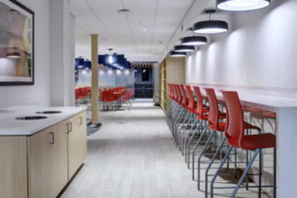 Cafeteria renovation by JZA+D boosts pride, morale at manufacturing plant
