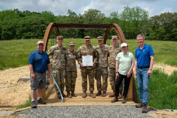 Open Space Institute and West Point Cadets Unveil New Bridge at Schunnemunk State Park
