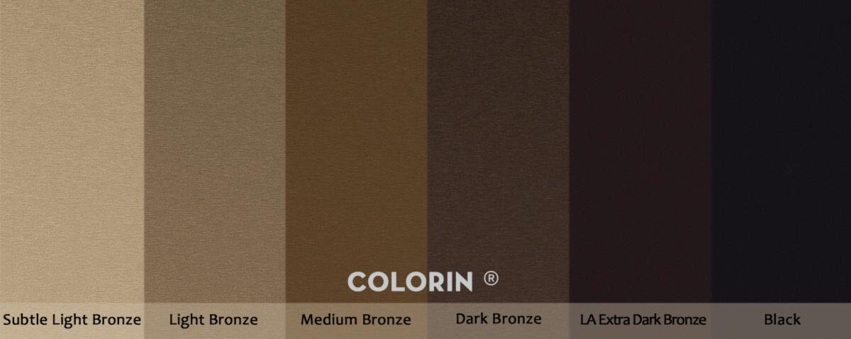 Lorin Highlights Black and Bronze Anodized Aluminum Finishes 