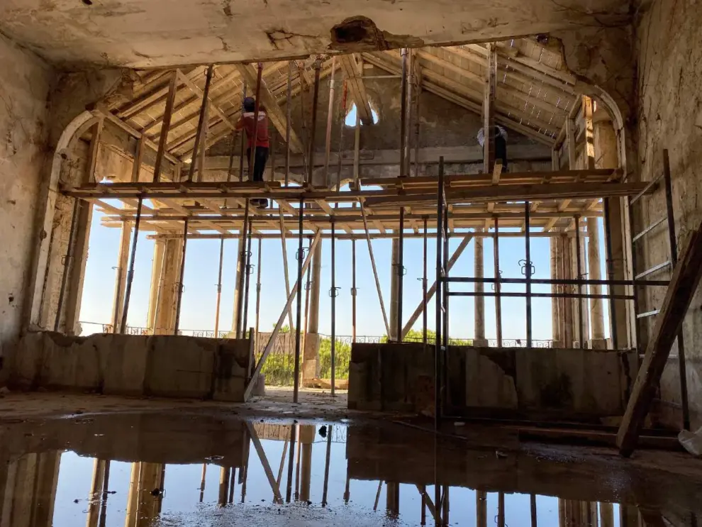 Historic Lebanese House Pediment Saved From Ruin