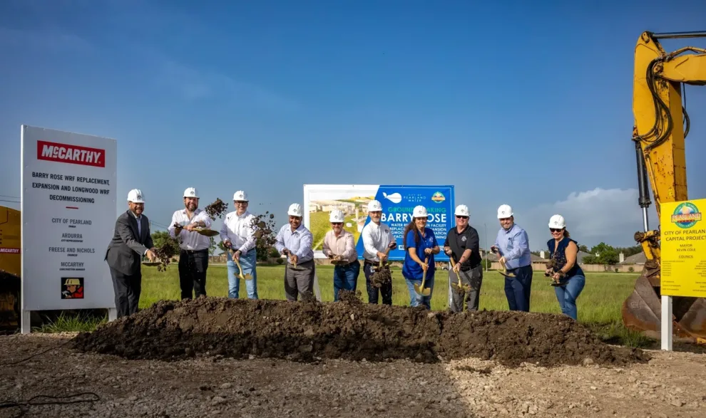 City of Pearland Breaks Ground on Barry Rose Water Reclamation Facility Replacement and Expansion, and Longwood Water Reclamation Facility Decommissioning