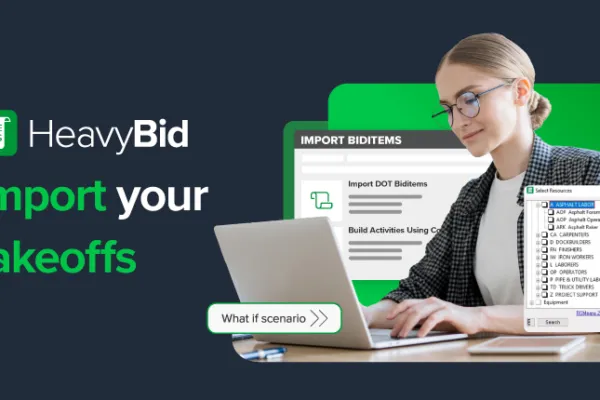 HCSS Announces Improved Takeoff Integration for HeavyBid Software
