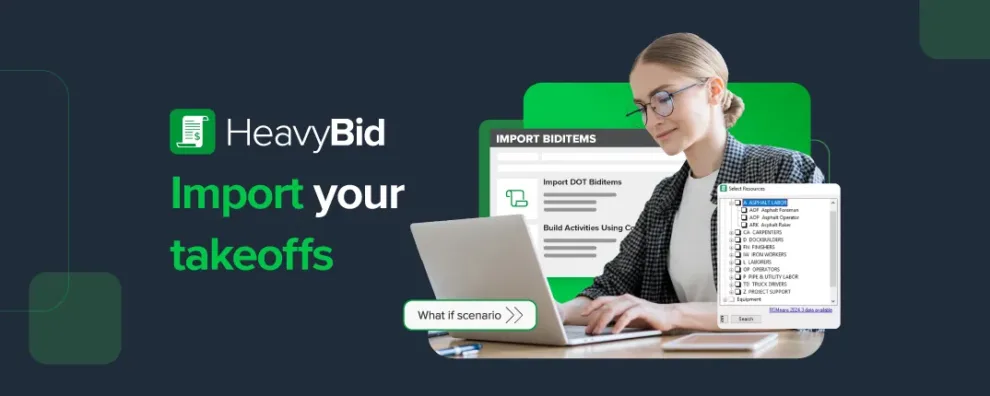 HCSS Announces Improved Takeoff Integration for HeavyBid Software