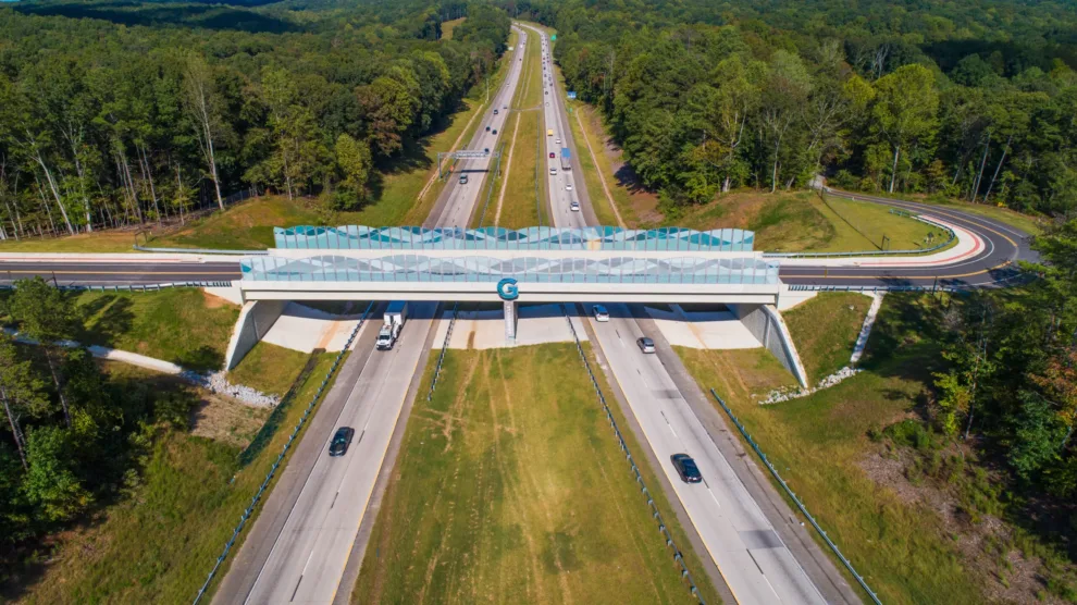 A New Bridge to Nature: Elachee Drive over I-985 Bridge Replacement