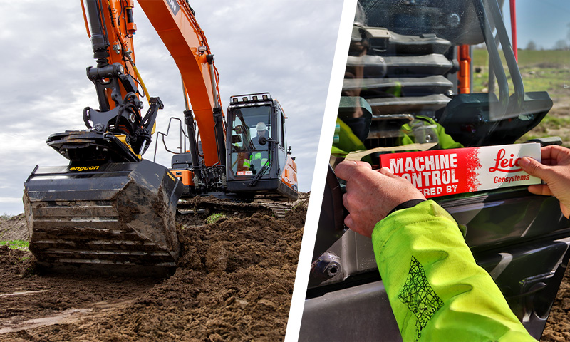 Develon and Leica Geosystems launch seamlessly integrated 3D machine guidance system for excavators 