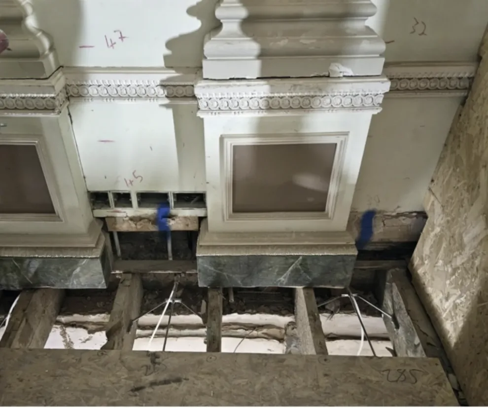 Stabilization of and major structural works within Grade 2* Listed building in central London.