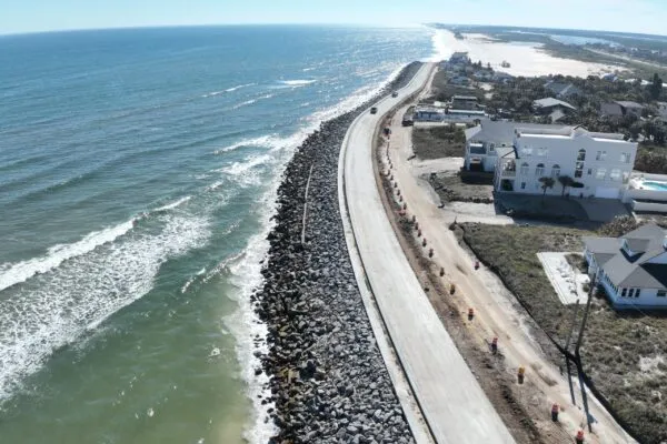 Superior Construction Rebuilds Hurricane-Damaged Coastal Road, Restores Beach in St. Augustine 