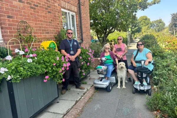 Residents reap multiple benefits from sustainable drainage planters 