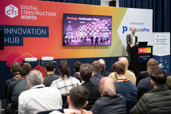 Digital Construction North 2024. Photo courtesy of Digital Construction North. | Mott MacDonald’s Head of AI joins speaker line-up at Digital Construction North 