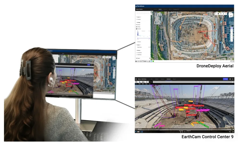 EarthCam and DroneDeploy Announce Unified Live Reality Capture Integration for Construction Projects